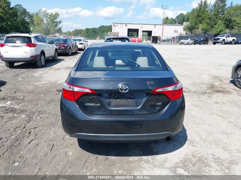 2014 TOYOTA COROLLA L/LE/S/S PLUS/LE PLUS - 2T1BURHE9EC187592