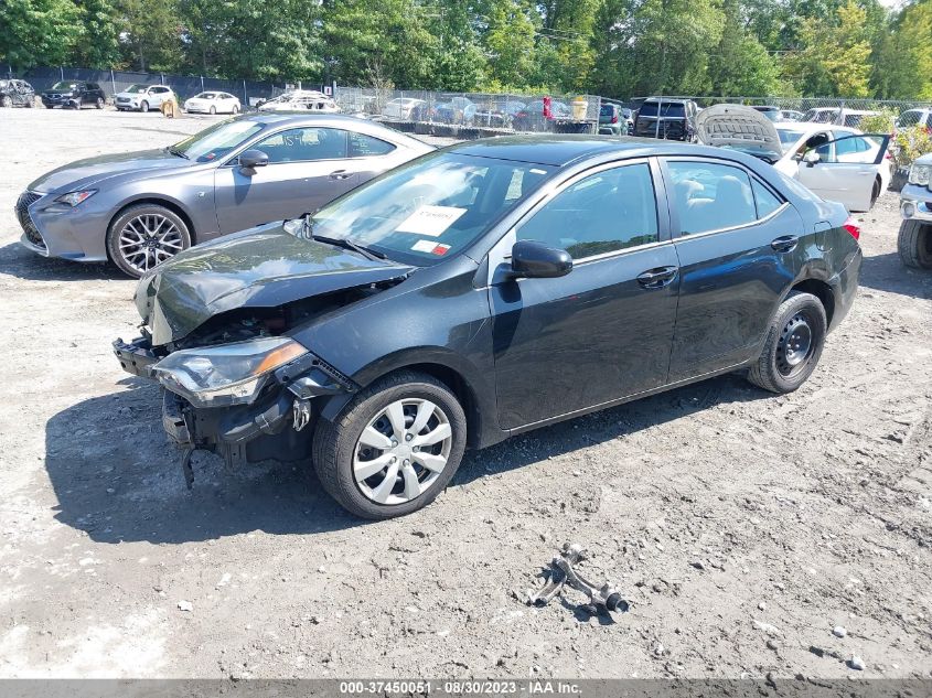 2014 TOYOTA COROLLA L/LE/S/S PLUS/LE PLUS - 2T1BURHE9EC187592