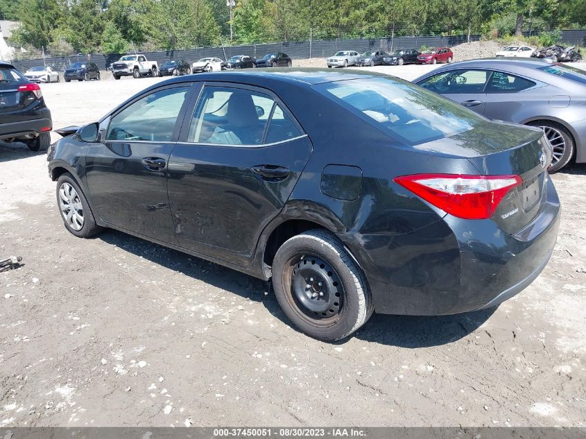 2014 TOYOTA COROLLA L/LE/S/S PLUS/LE PLUS - 2T1BURHE9EC187592