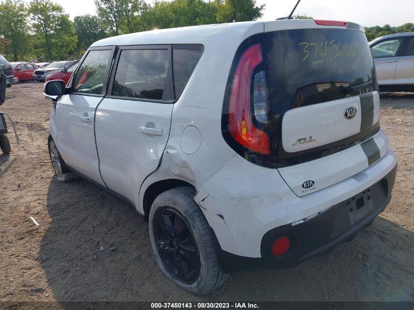2018 KIA SOUL BASE - KNDJN2A2XJ7539025