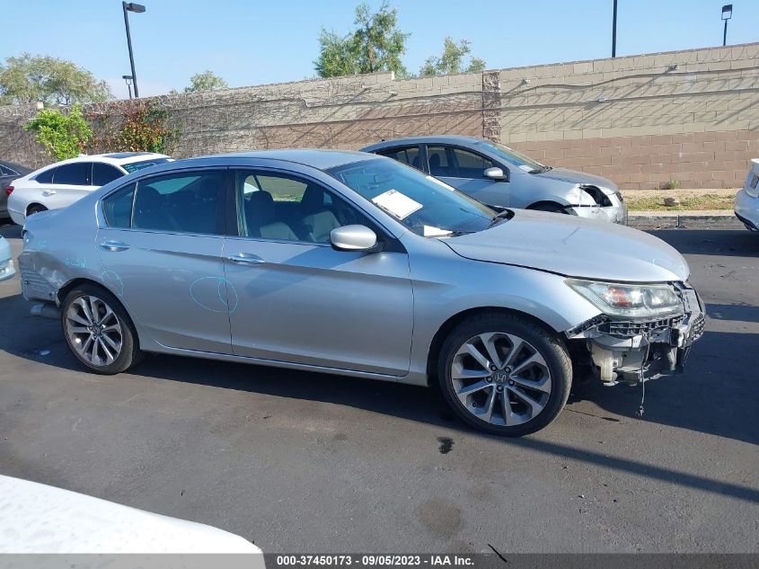 2014 HONDA ACCORD SEDAN SPORT - 1HGCR2F58EA106281