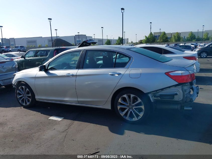 2014 HONDA ACCORD SEDAN SPORT - 1HGCR2F58EA106281