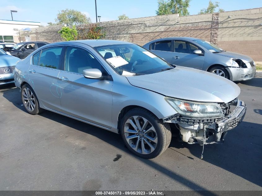 2014 HONDA ACCORD SEDAN SPORT - 1HGCR2F58EA106281