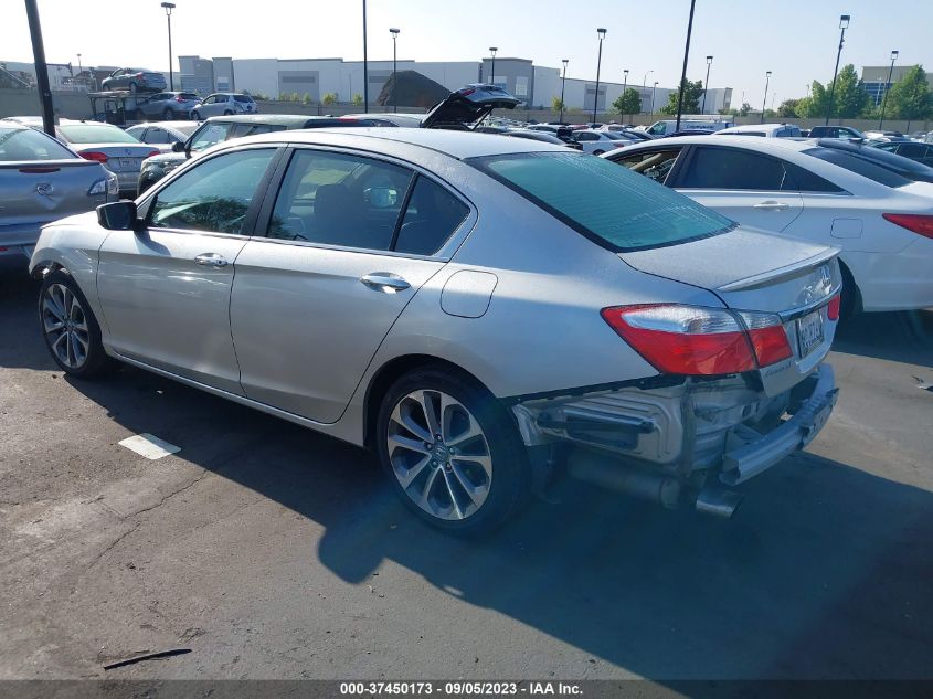 2014 HONDA ACCORD SEDAN SPORT - 1HGCR2F58EA106281