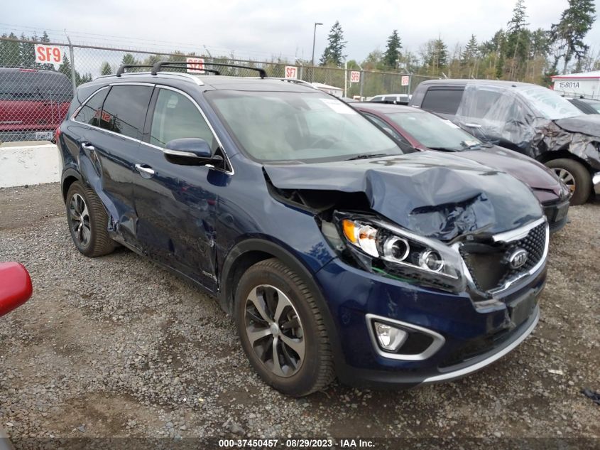 5XYPHDA51JG411766 KIA SORENTO EX V6 2018