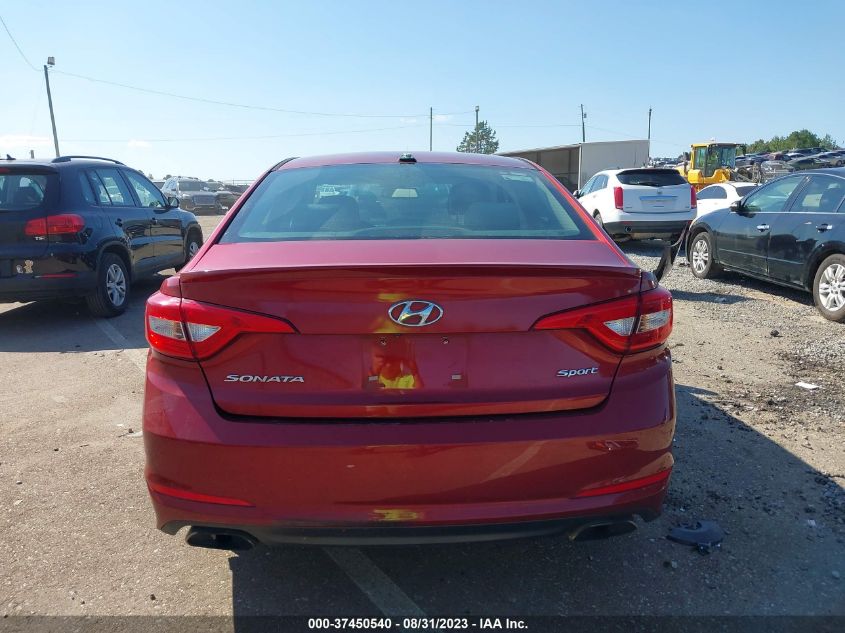 2015 HYUNDAI SONATA 2.4L SPORT - 5NPE34AF7FH181603