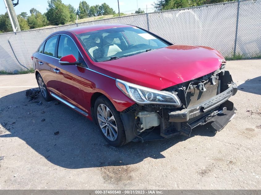 2015 HYUNDAI SONATA 2.4L SPORT - 5NPE34AF7FH181603