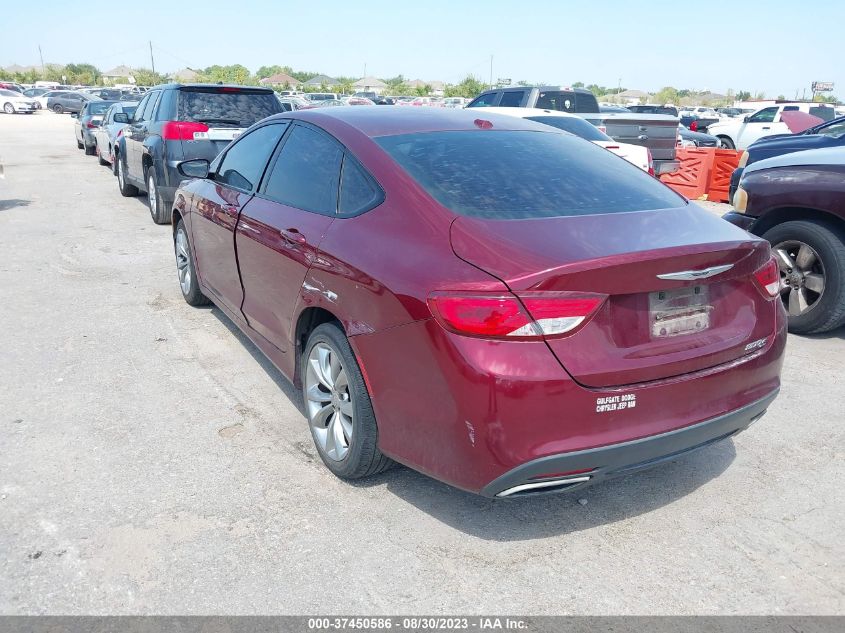 2015 CHRYSLER 200 S - 1C3CCCBB6FN712355