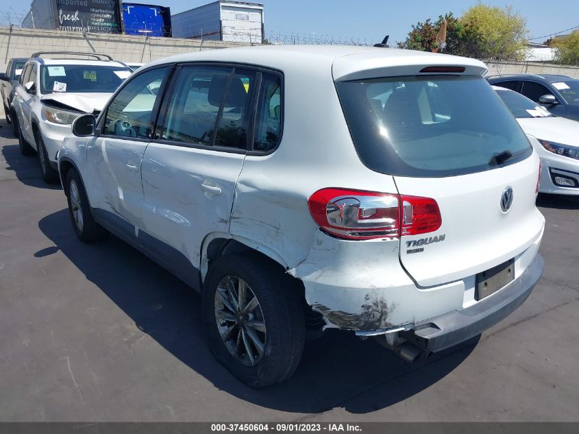 2017 VOLKSWAGEN TIGUAN - WVGAV7AX1HK045020