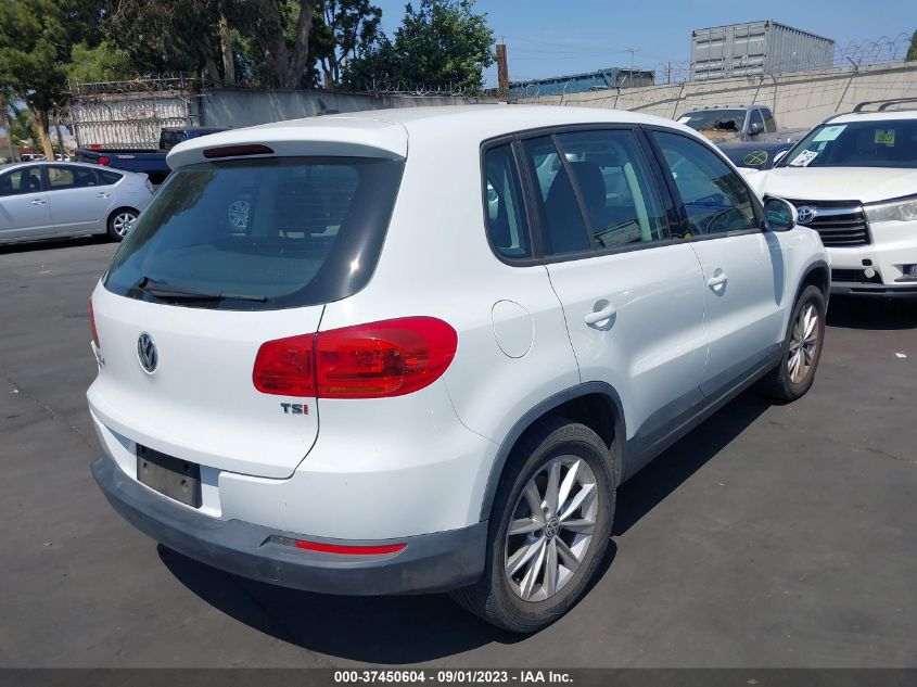 2017 VOLKSWAGEN TIGUAN - WVGAV7AX1HK045020