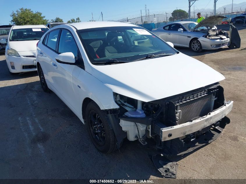2019 HYUNDAI IONIQ HYBRID BLUE - KMHC65LC5KU171221