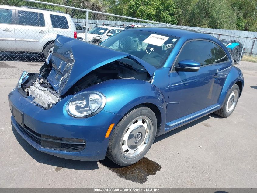 2016 VOLKSWAGEN BEETLE COUPE 1.8T CLASSIC - 3VWF17AT3GM638272