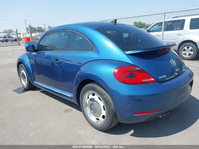 2016 VOLKSWAGEN BEETLE COUPE 1.8T CLASSIC - 3VWF17AT3GM638272