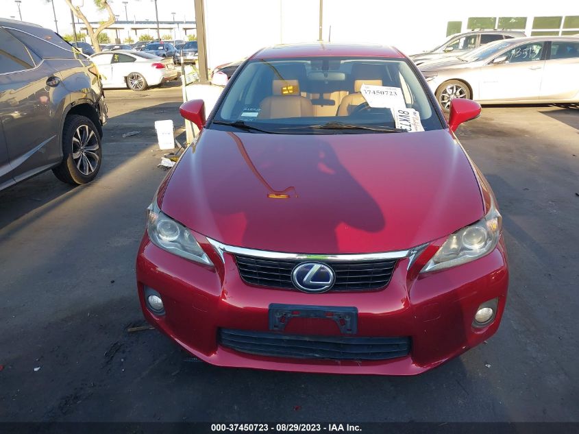 2013 LEXUS CT 200H HYBRID - JTHKD5BH1D2136496