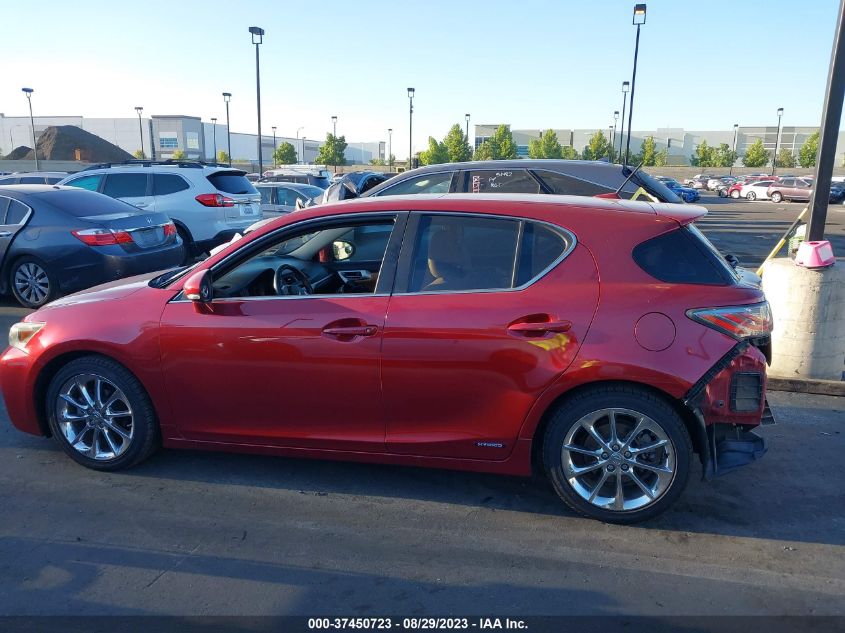 2013 LEXUS CT 200H HYBRID - JTHKD5BH1D2136496
