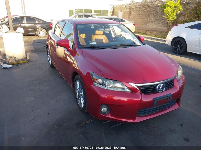 2013 LEXUS CT 200H HYBRID - JTHKD5BH1D2136496
