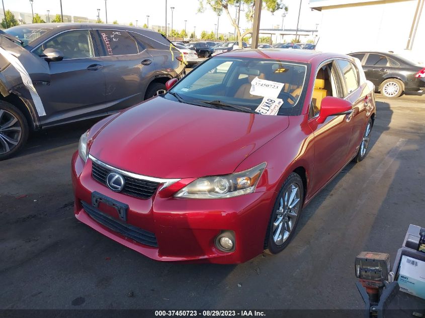 2013 LEXUS CT 200H HYBRID - JTHKD5BH1D2136496