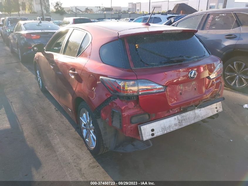 2013 LEXUS CT 200H HYBRID - JTHKD5BH1D2136496
