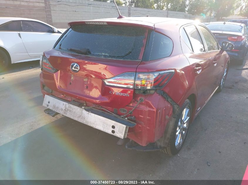 2013 LEXUS CT 200H HYBRID - JTHKD5BH1D2136496