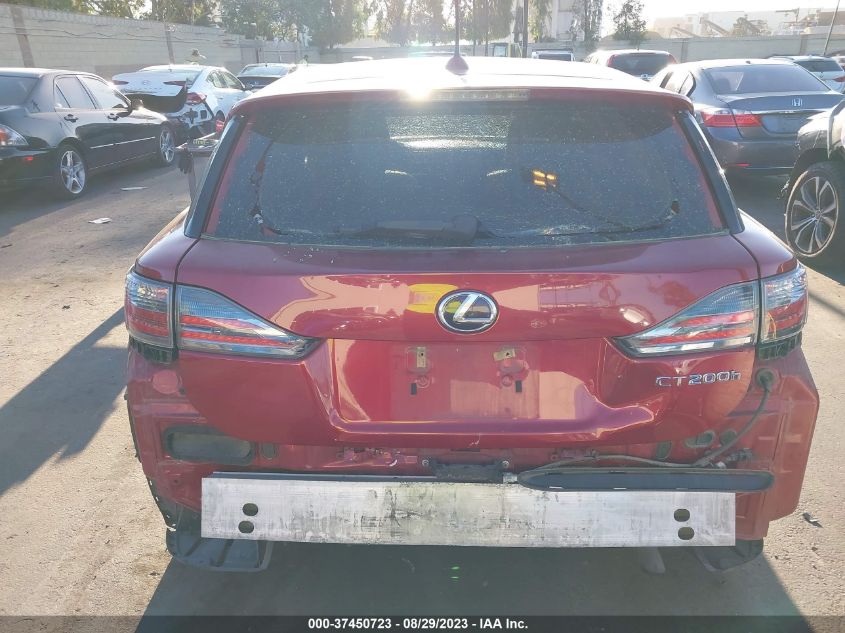 2013 LEXUS CT 200H HYBRID - JTHKD5BH1D2136496