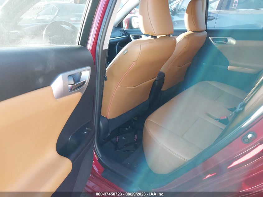 2013 LEXUS CT 200H HYBRID - JTHKD5BH1D2136496