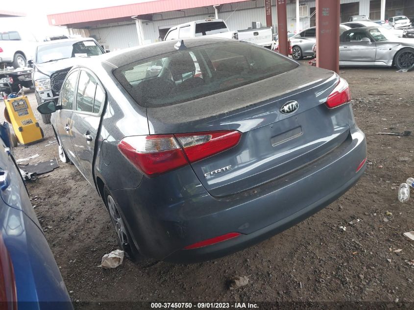 2016 KIA FORTE LX - KNAFK4A66G5599169