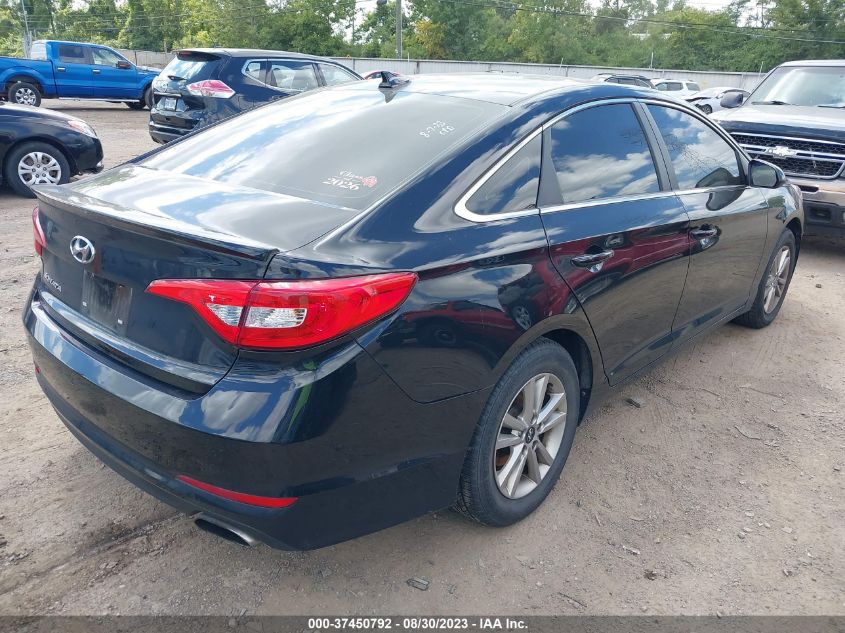 2015 HYUNDAI SONATA 2.4L SE - 5NPE24AF5FH094267