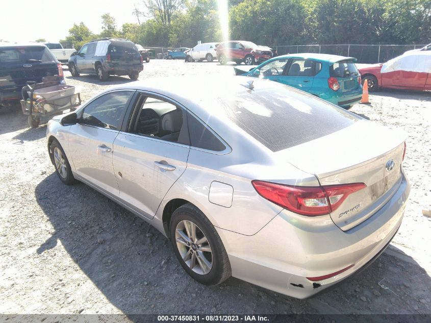 2017 HYUNDAI SONATA 2.4L - 5NPE24AF5HH545040
