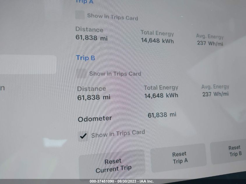 2020 TESLA MODEL 3 STANDARD RANGE - 5YJ3E1EA1LF739227