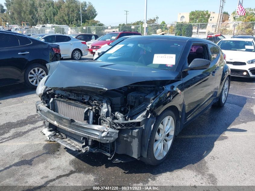 2013 HYUNDAI VELOSTER W/BLACK INT - KMHTC6AD6DU169426