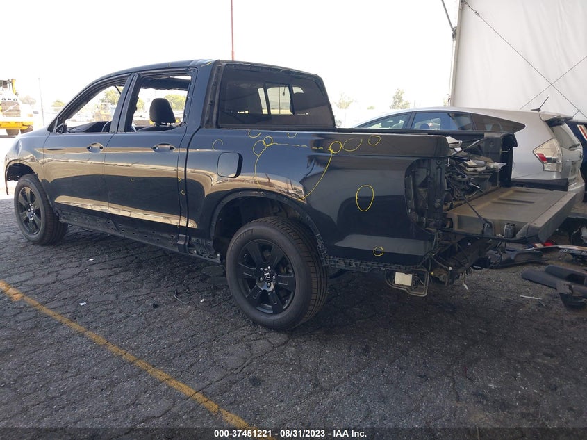 VIN 5FPYK3F83HB014099 2017 HONDA RIDGELINE BLACK EDITION