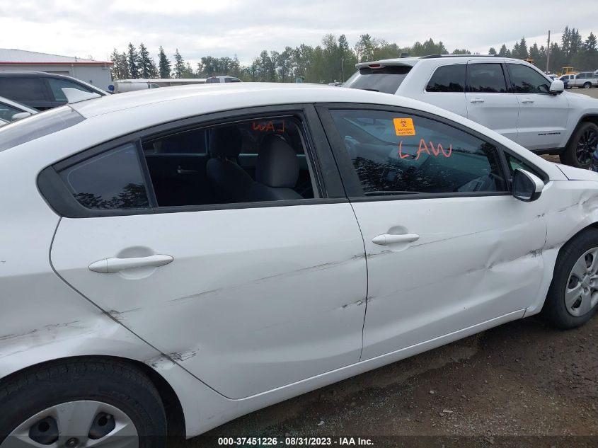 2017 KIA FORTE LX - 3KPFL4A70HE039498