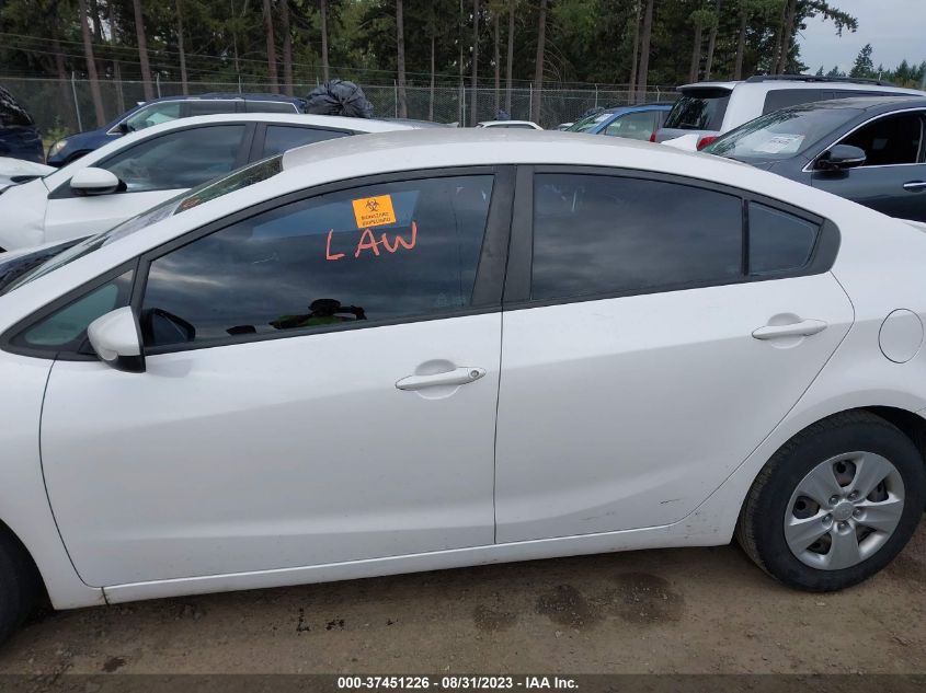 2017 KIA FORTE LX - 3KPFL4A70HE039498