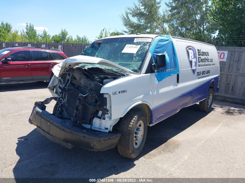 2014 CHEVROLET EXPRESS CARGO VAN - 1GCWGGFA5E1105570