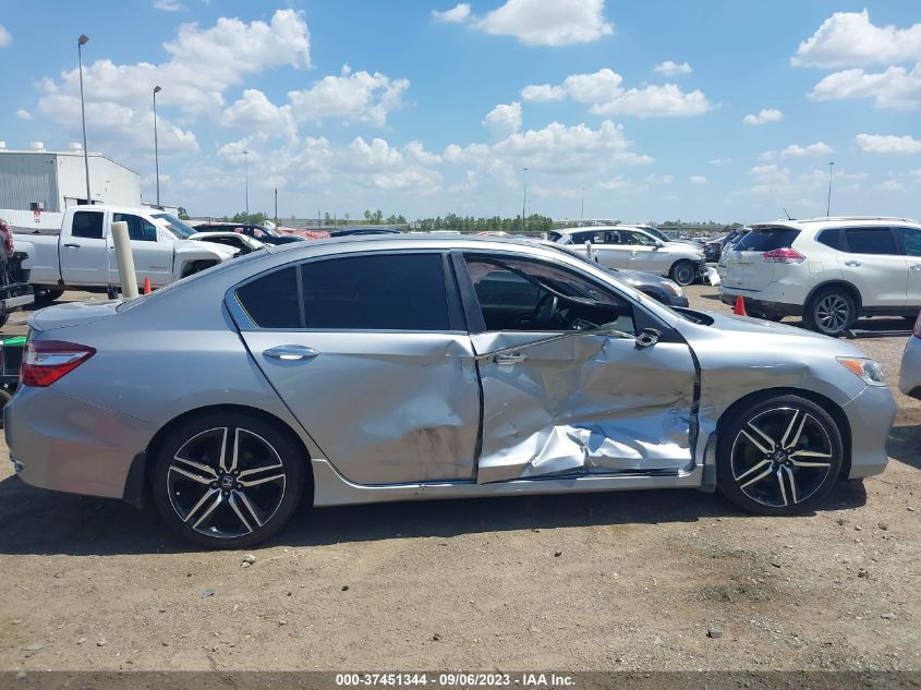 2017 HONDA ACCORD SEDAN SPORT - 1HGCR2F56HA145715