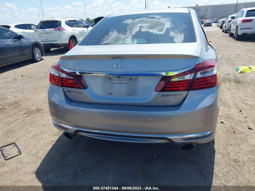 2017 HONDA ACCORD SEDAN SPORT - 1HGCR2F56HA145715