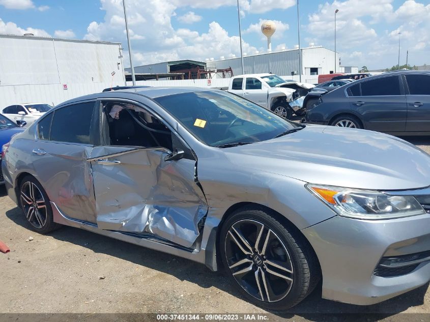 2017 HONDA ACCORD SEDAN SPORT - 1HGCR2F56HA145715