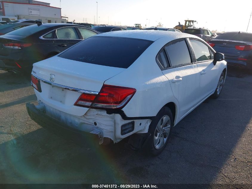 2013 HONDA CIVIC SDN LX - 19XFB2F55DE258837