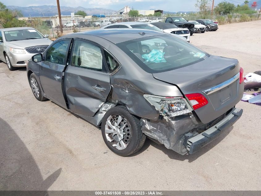 2015 NISSAN SENTRA SR/SL/S/SV/FE+ S - 3N1AB7AP1FY227394