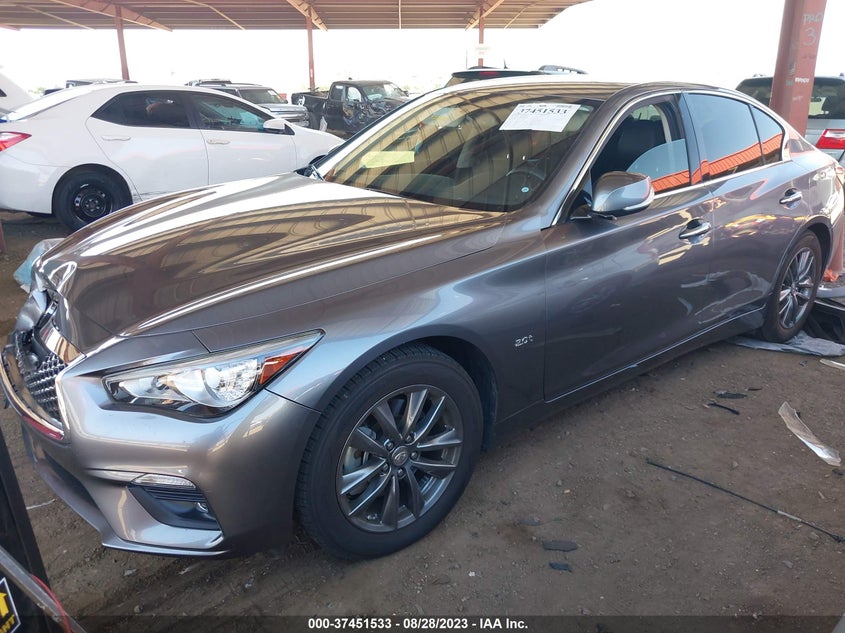 VIN JN1CV7AP9JM241569 2018 INFINITI Q50 2.0T PURE