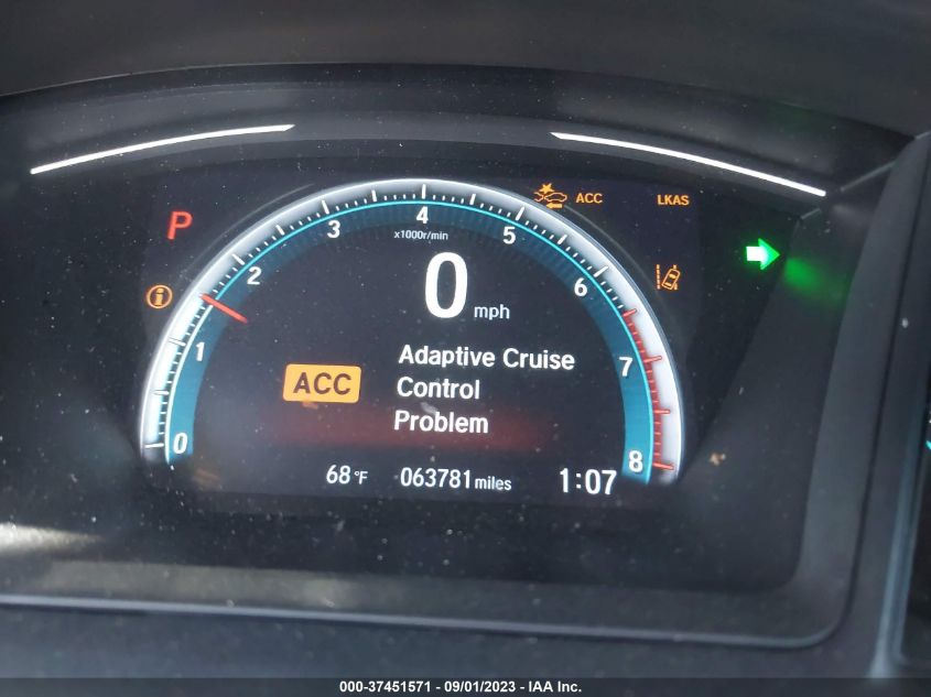 2019 HONDA CIVIC HATCHBACK LX - SHHFK7H36KU422739