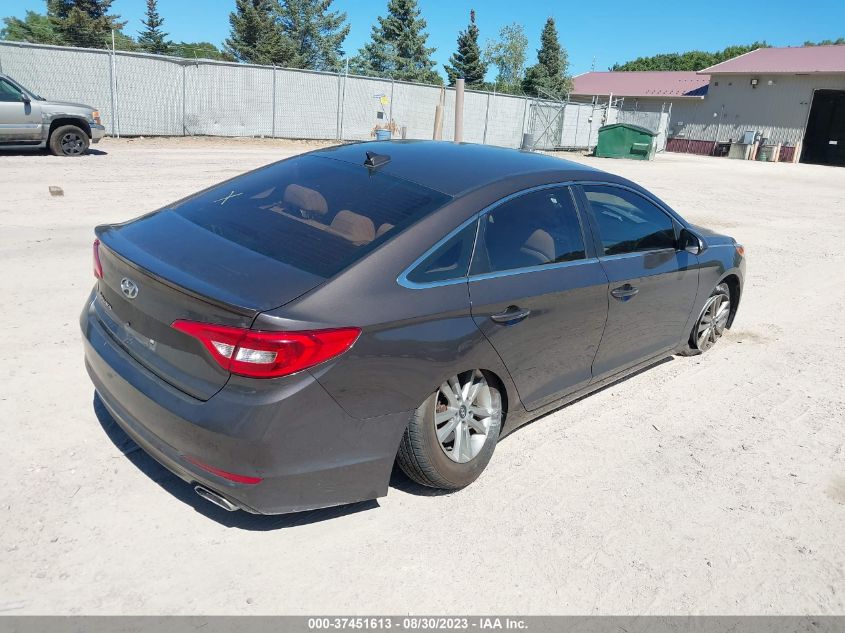 2015 HYUNDAI SONATA 2.4L SE - 5NPE24AF2FH115902