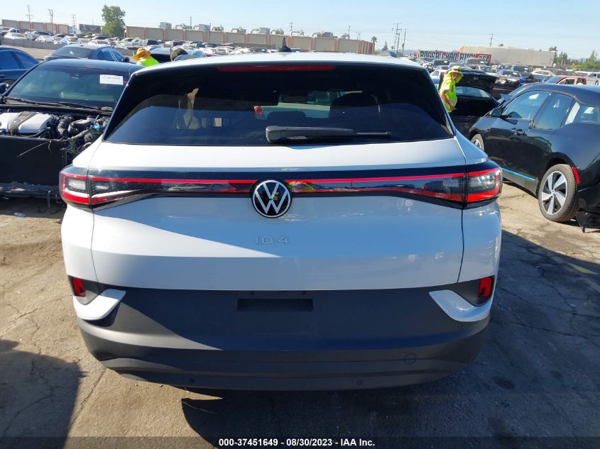 2022 VOLKSWAGEN ID.4 PRO S WVGTMPE24NP075170