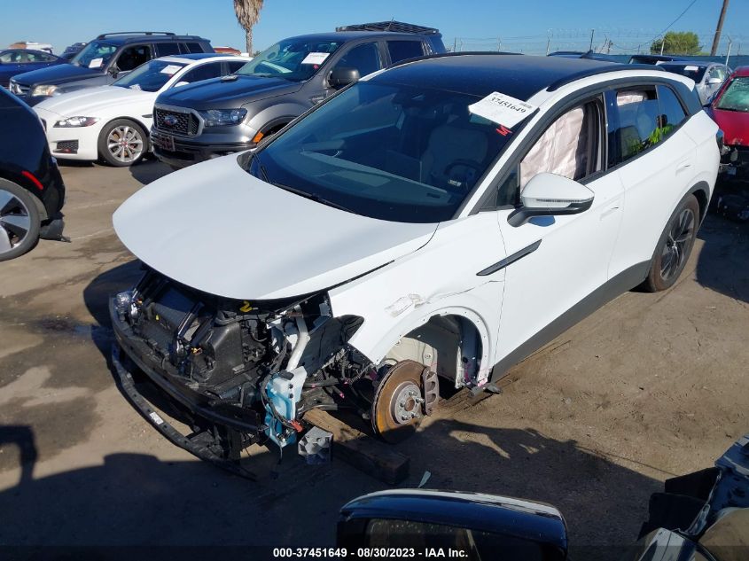 2022 VOLKSWAGEN ID.4 PRO S WVGTMPE24NP075170
