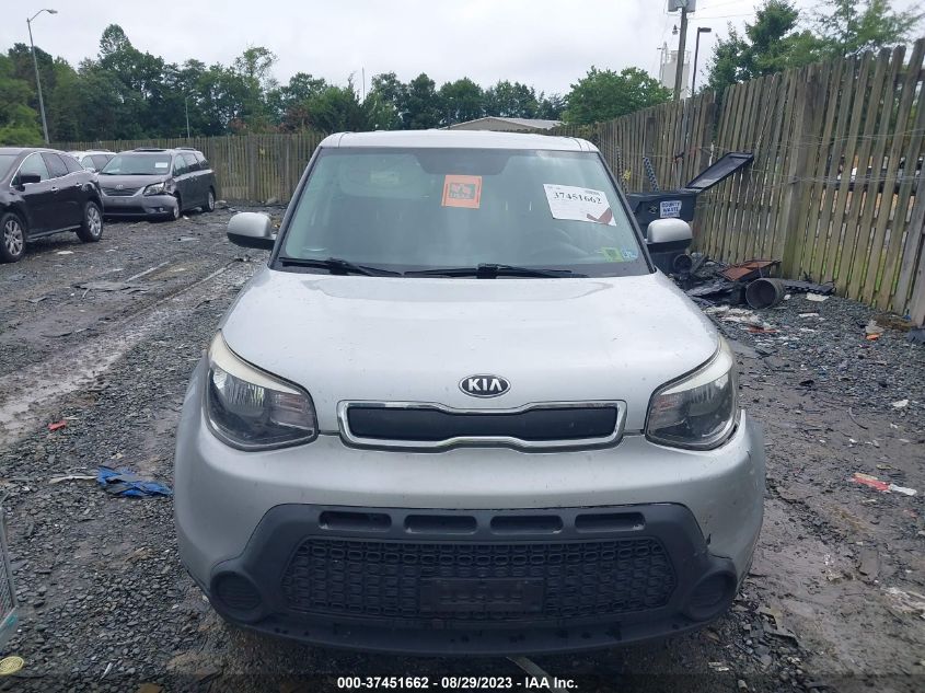 2014 KIA SOUL BASE - KNDJN2A26E7742810