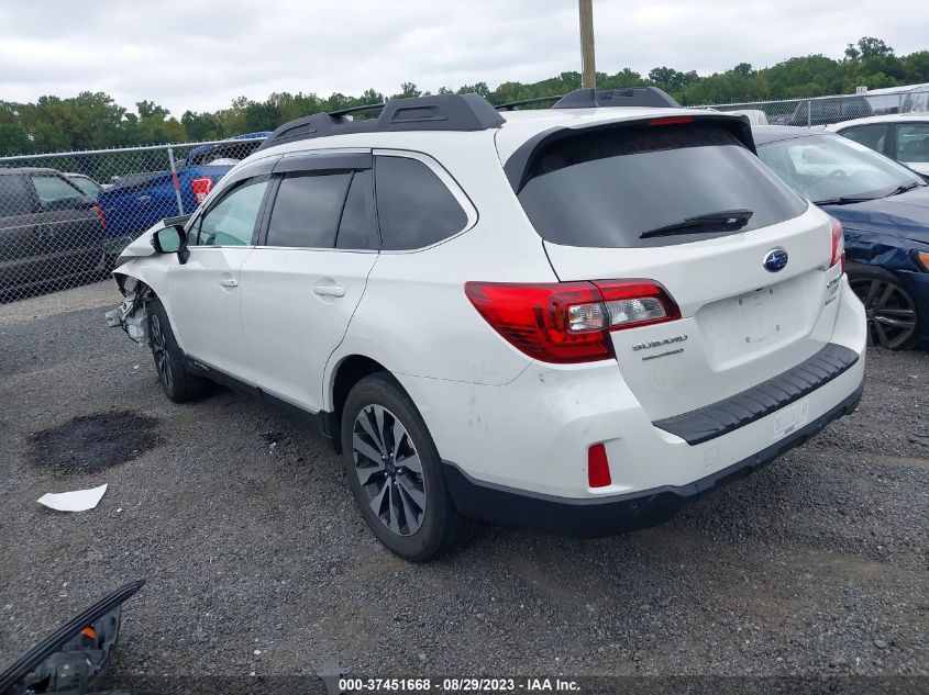 2017 SUBARU OUTBACK LIMITED - 4S4BSANC4H3348112