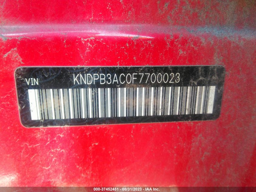 2015 KIA SPORTAGE LX - KNDPB3AC0F7700023