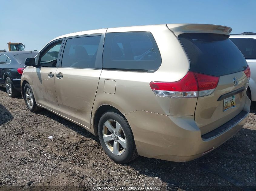 2013 TOYOTA SIENNA - 5TDZK3DC7DS287721