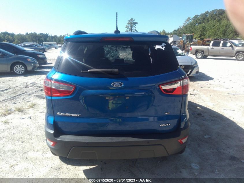 2019 FORD ECOSPORT SE - MAJ6S3GL9KC301914