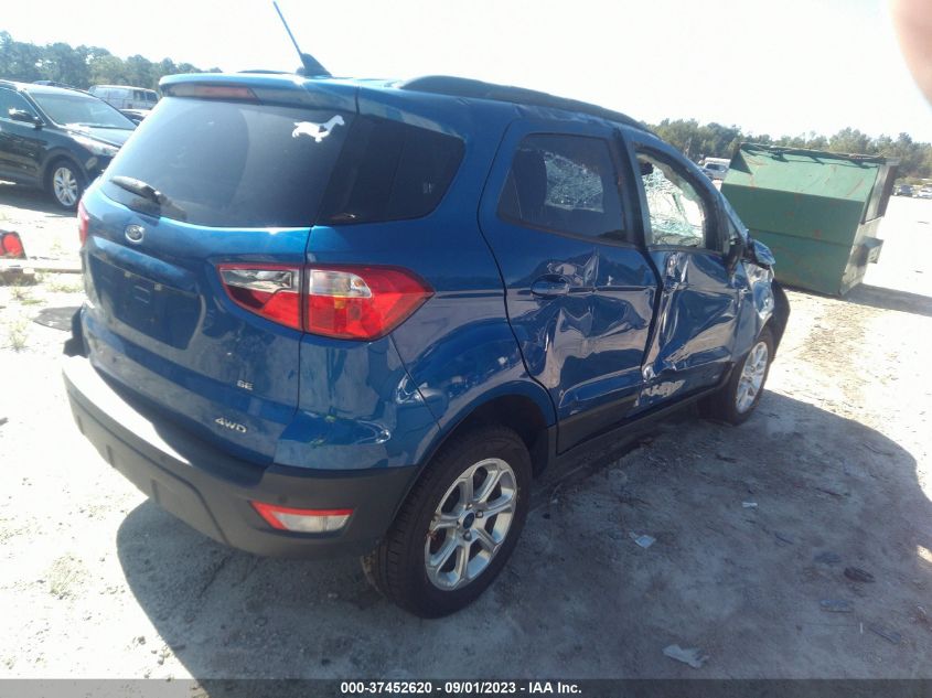 2019 FORD ECOSPORT SE - MAJ6S3GL9KC301914